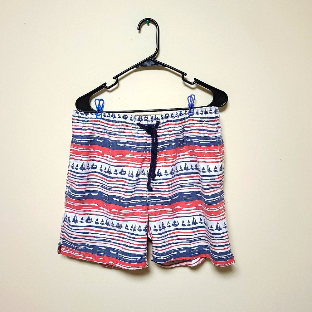 Nautical Swim Trunks